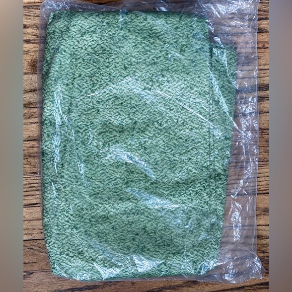 Vintage Empress Single Green Patterned Drape Panel 46 x 63 In Boho Goblincore - Picture 4 of 5